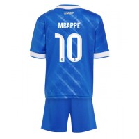 Real Madrid Kylian Mbappe #10 Tretí Detský futbalový dres 2025-26 Krátky Rukáv (+ trenírky)